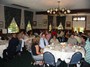 A packed room